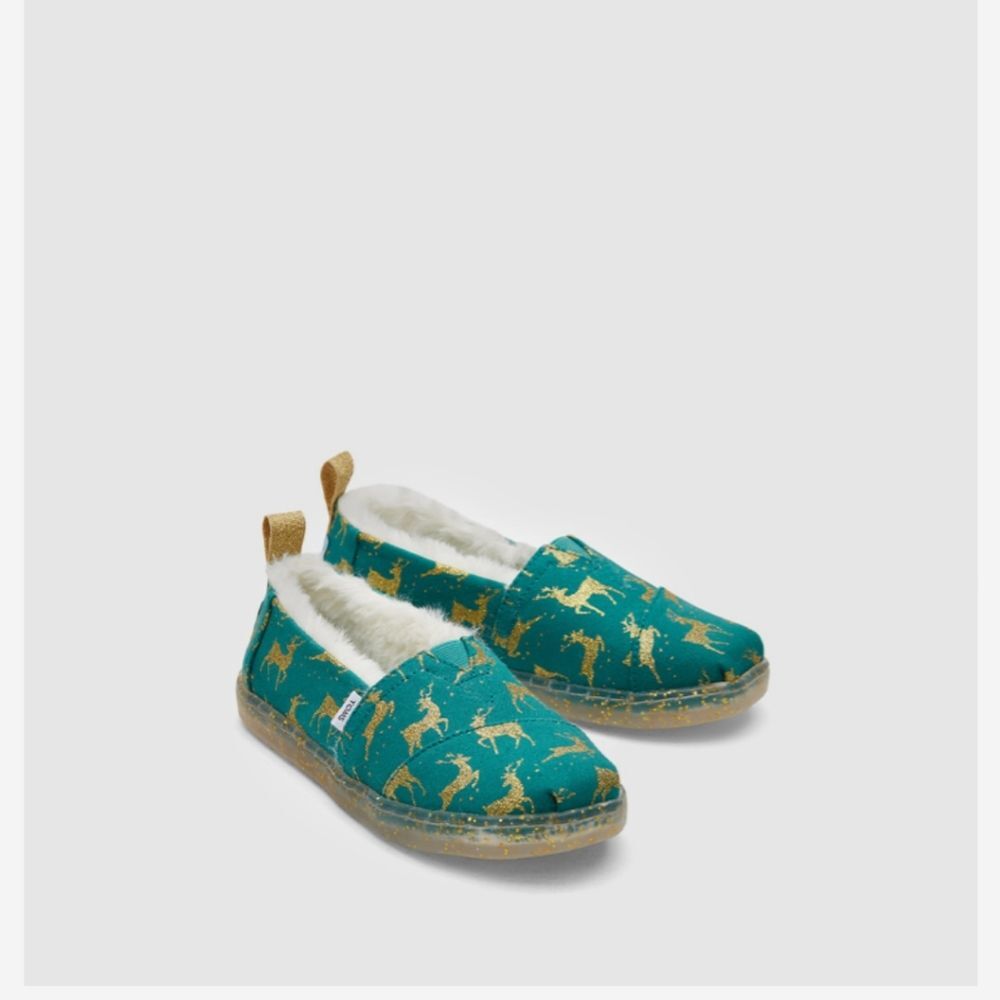 Toms Alpargata Youth Embellished  Shoes Size 13
